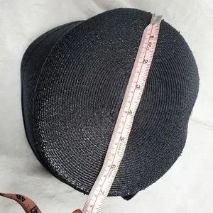 Frank Olive | Accessories | Frank Olive Black Straw Bucket  display picture 1